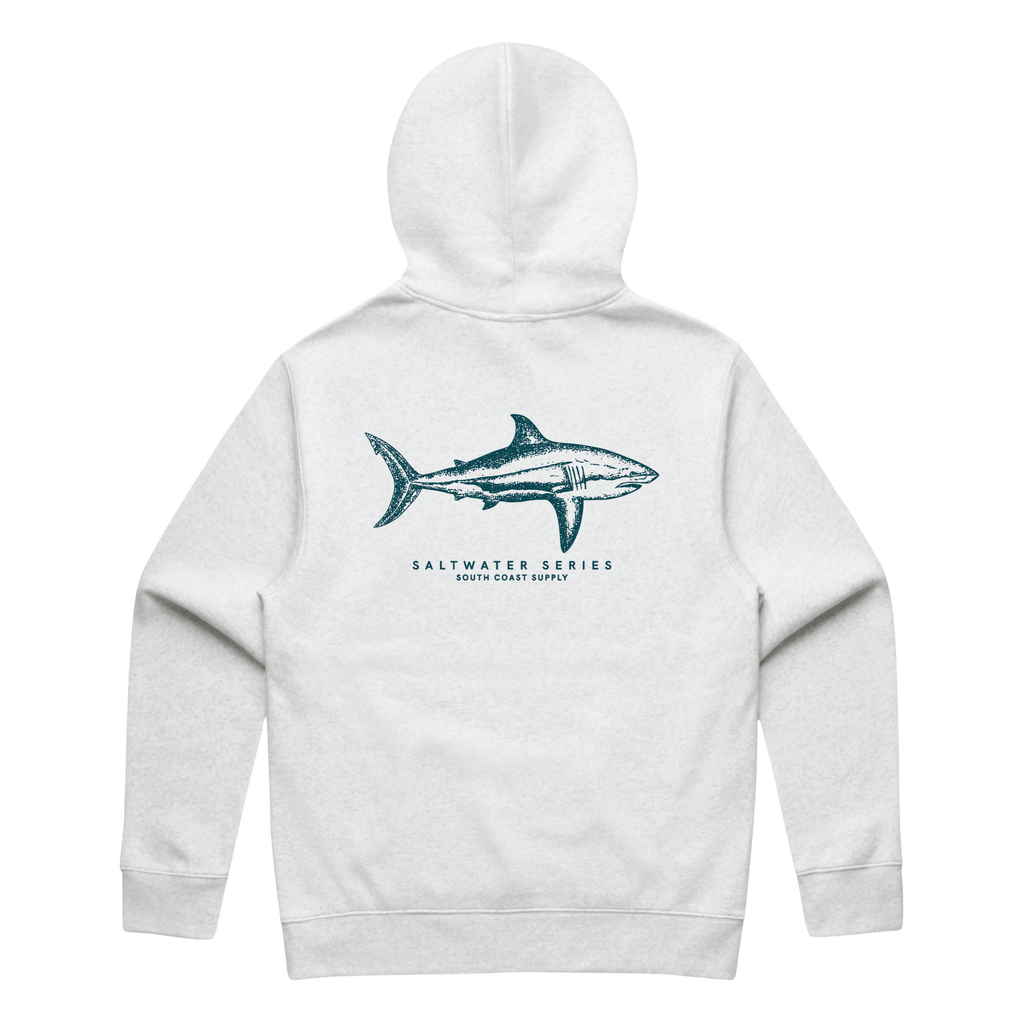 Great White - Light Grey Hoodie
