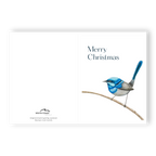 Blue Wren Christmas - Card