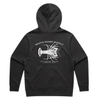 Southern Rock Lobster - Faded Black Anchor Hoodie