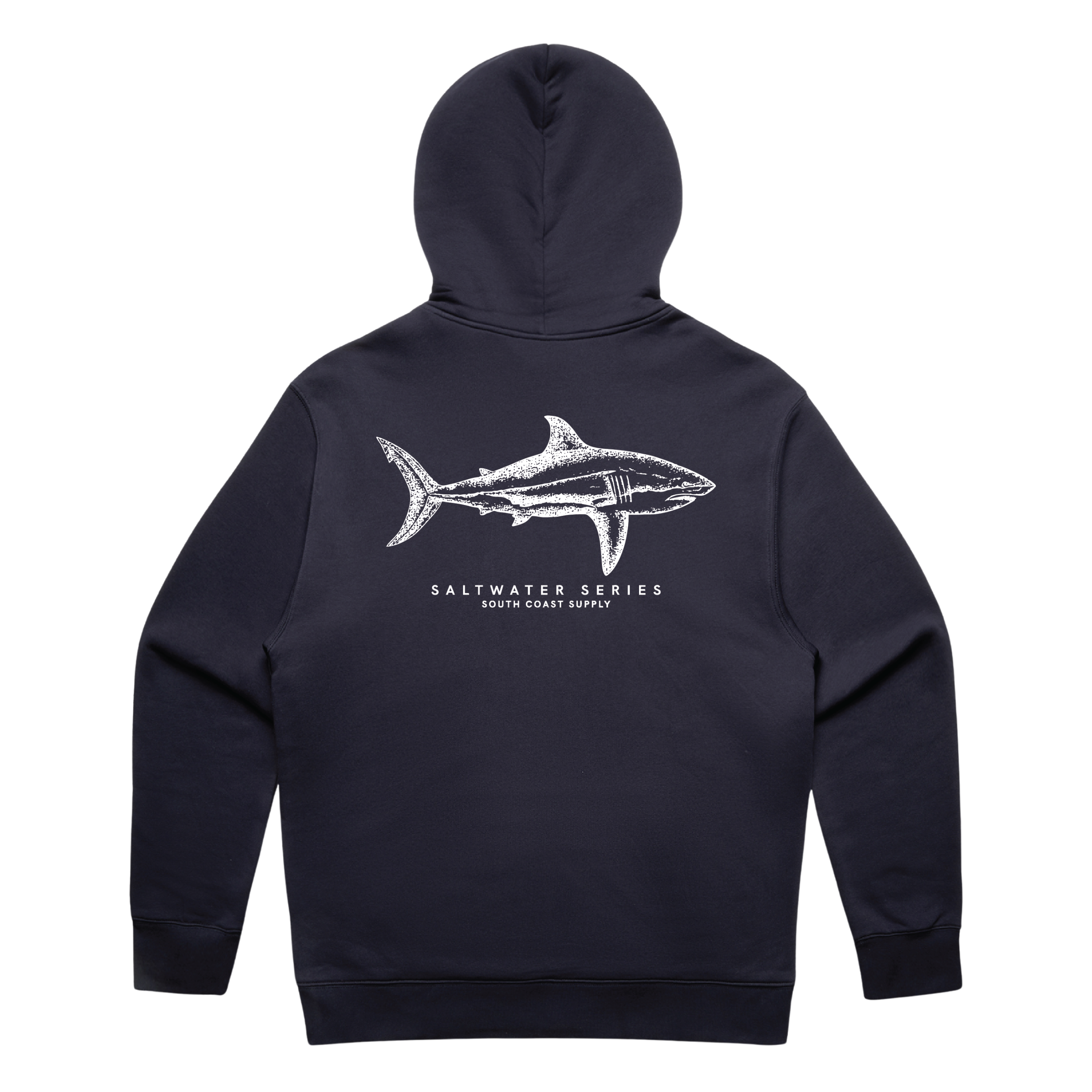 Great White - Navy Hoodie