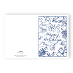 Happy Holidays Blue - Card