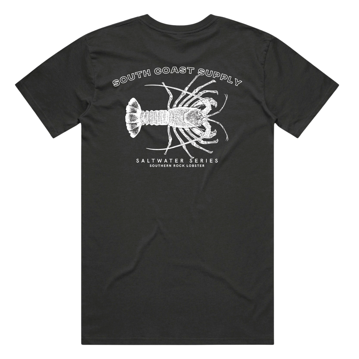 Southern Rock Lobster - Faded Black Tee