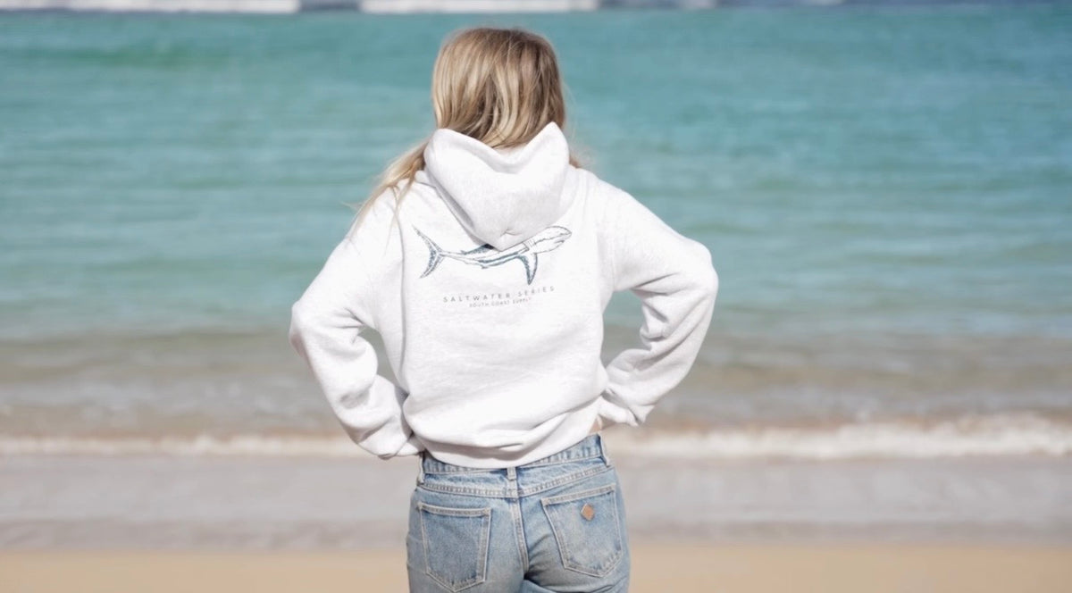Great White - Light Grey Hoodie