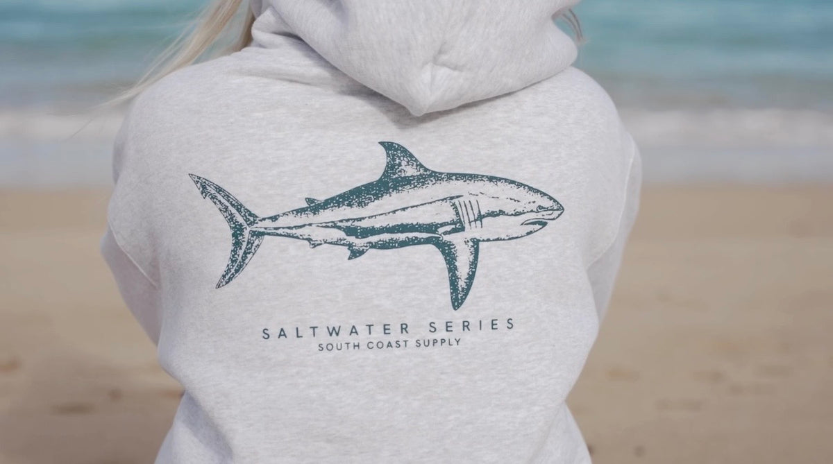 Great White - Light Grey Hoodie