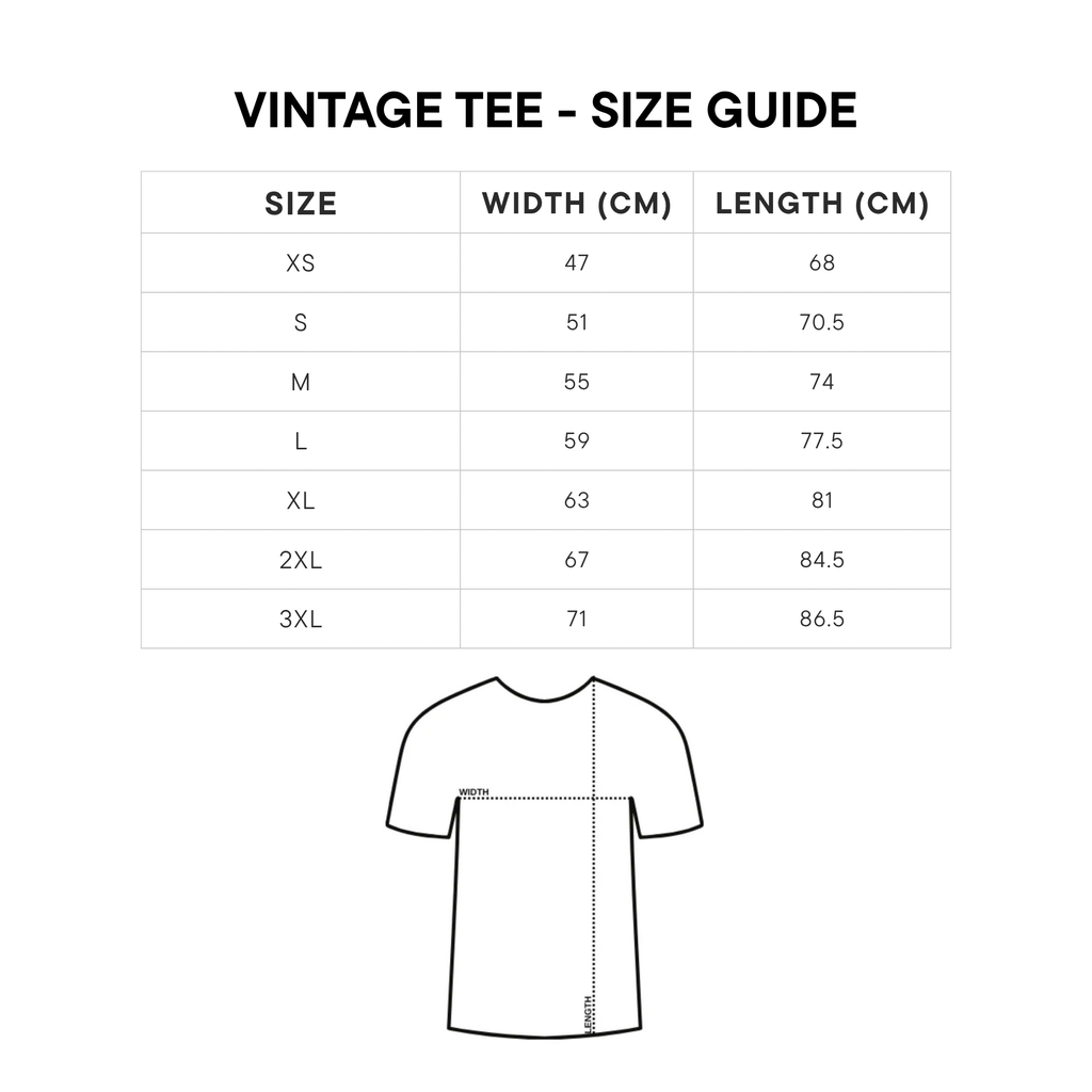 Vintage Tee - Faded Grey